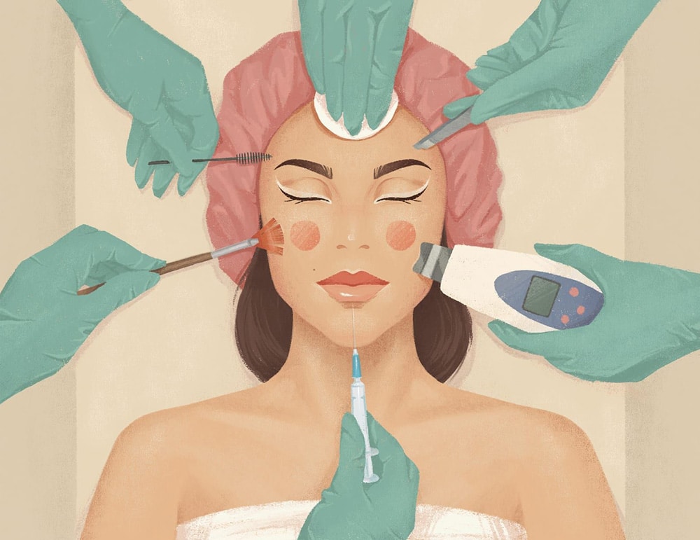 نیوشا ضیغمی و عمل‌های زیبایی