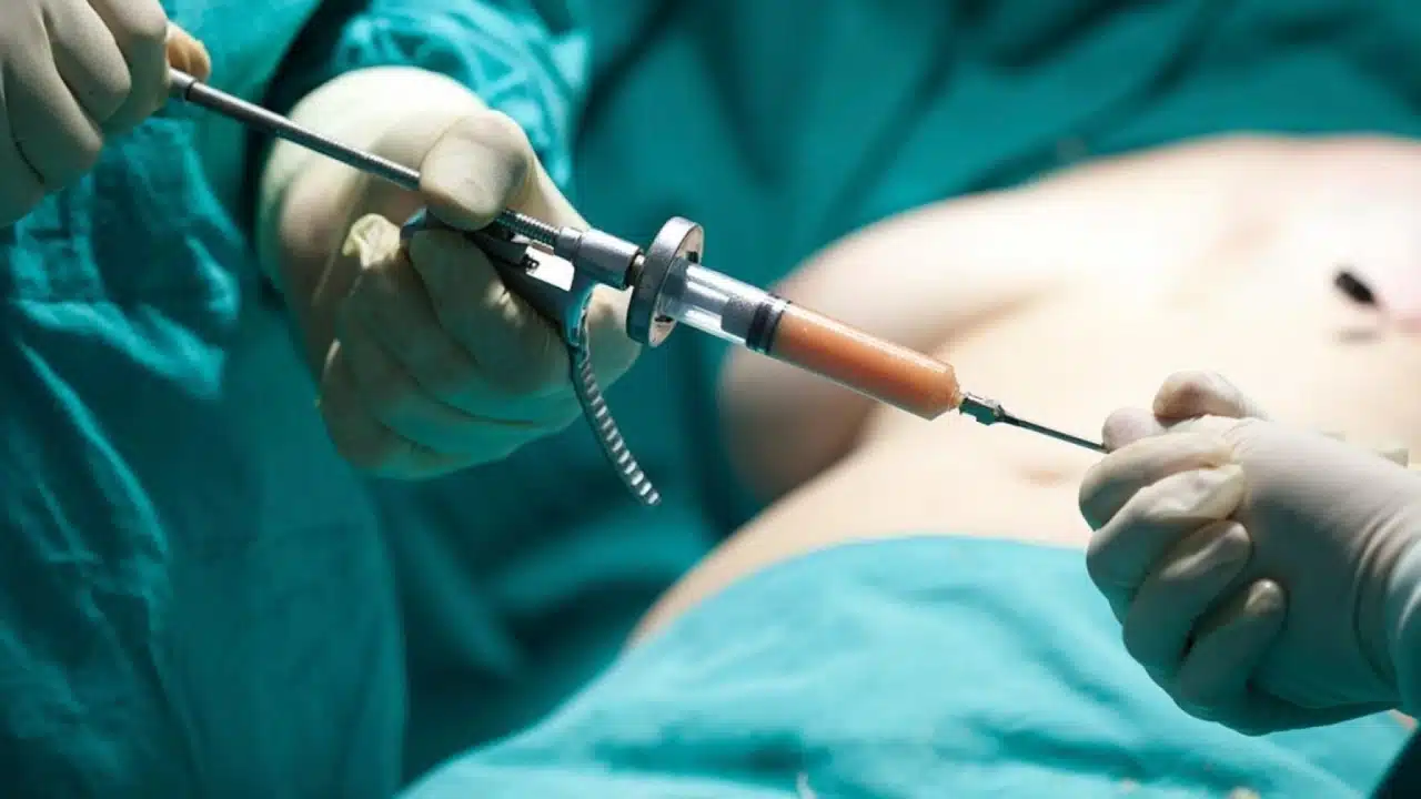 آمبولی بعد از لیپوماتیک