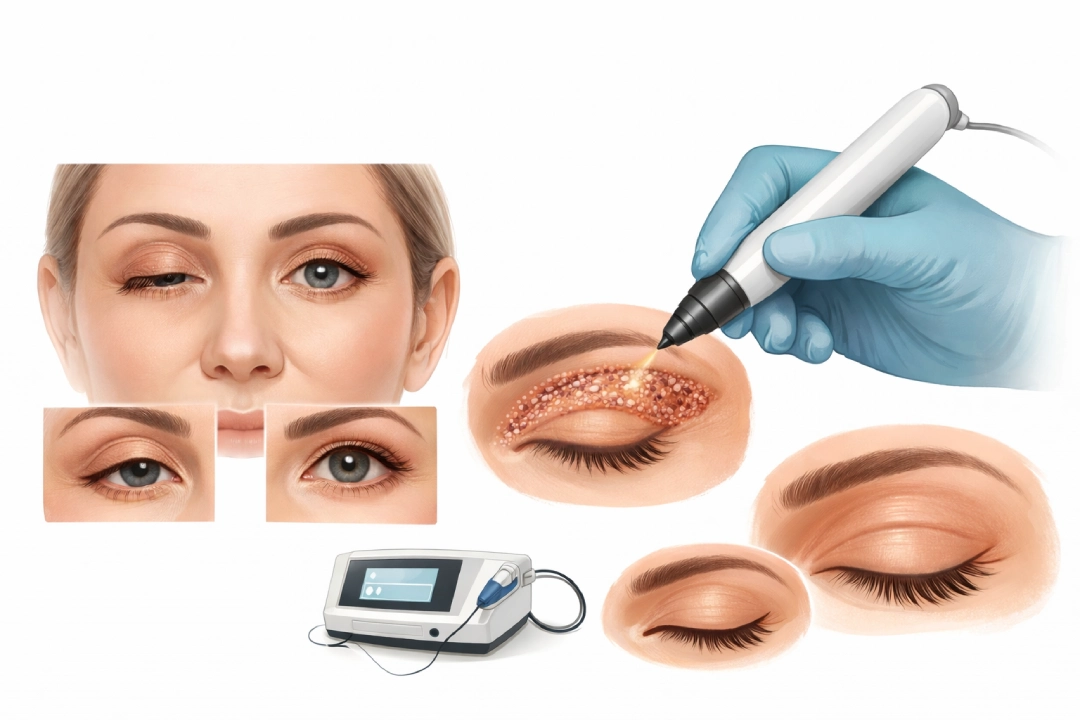 بلفاروپلاستی با پلکسر | جوانسازی بدون جراحی با فناوری پلاسما